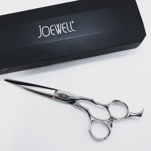 【ジョーウェルJOEWELL】CRAFT CR-630 シザー オフセット 理容 美容ハサミ 美容師 理容師 右利き 6.3インチ 中古 sc1000