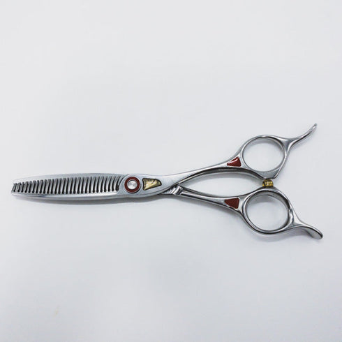 【トギノンTOGINON】クイーンサクセス サクセスツイスター5.8 メガネ シザー セニング 美容ハサミ すきばさみ 美容師 理容師 約40% 右利き 5.8インチ 中古 sc1005