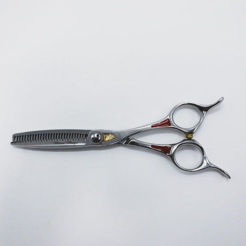 【トギノンTOGINON】クイーンサクセス サクセスツイスター5.8 メガネ シザー セニング 美容ハサミ すきばさみ 美容師 理容師 約40% 右利き 5.8インチ 中古 sc1005