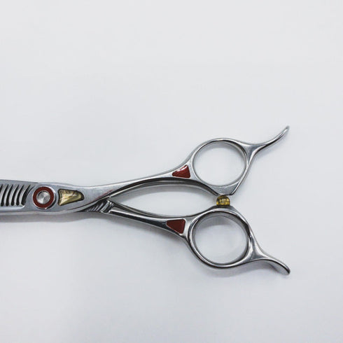 【トギノンTOGINON】クイーンサクセス サクセスツイスター5.8 メガネ シザー セニング 美容ハサミ すきばさみ 美容師 理容師 約40% 右利き 5.8インチ 中古 sc1005