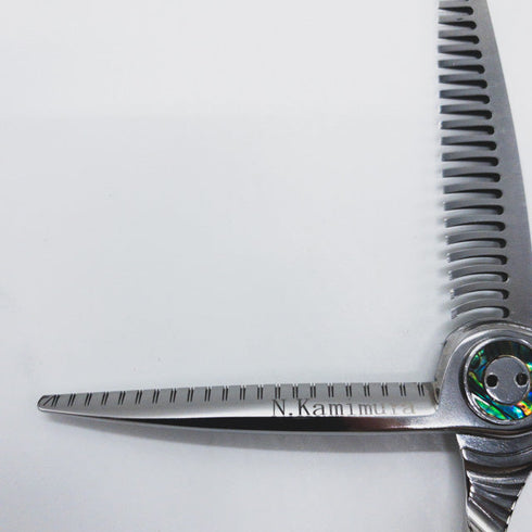 【トギノンTOGINON】PREMIUM TWIN5.8プレミアムクイーン ツイン メガネ シザー セニング 美容ハサミ すきばさみ 美容師 理容師 約40% 右利き 5.8インチ 中古 sc1008