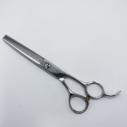 【アンドーTOKIO】ステン KA-42F トリミングシザー オフセット 右利き トリマー ペット 6インチ 中古 sc1027