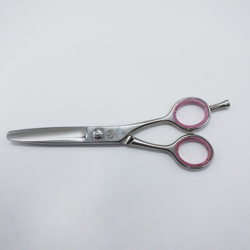 【アルファシザーas&co】NCWカーブ スライド ドライカット シザー メガネ 理容 美容ハサミ 美容師 理容師 右利き 5.5インチ 中古 sc1038