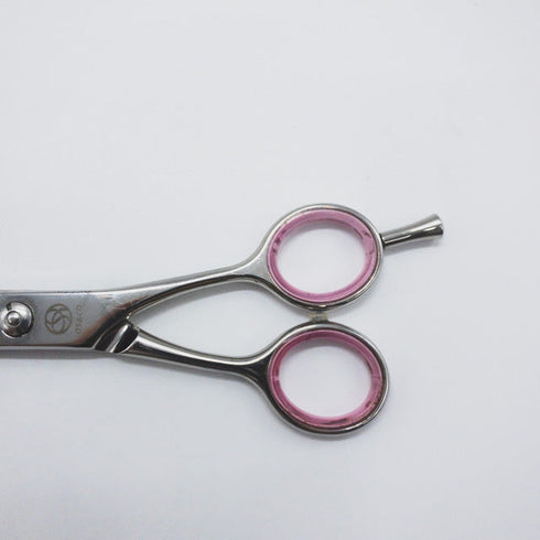 【アルファシザーas&co】NCWカーブ スライド ドライカット シザー メガネ 理容 美容ハサミ 美容師 理容師 右利き 5.5インチ 中古 sc1038