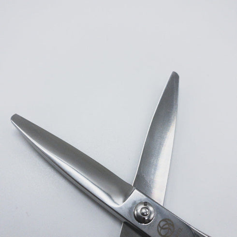 【アルファシザーas&co】NCWカーブ スライド ドライカット シザー メガネ 理容 美容ハサミ 美容師 理容師 右利き 5.5インチ 中古 sc1038