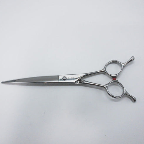 【ケリー ワンクスKERRY】R-690 トリミングシザー メガネ 右利き トリマー ペット 6.9インチ 中古 sc1041