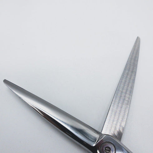 美品【MERITメリット山神剣】AQUA N-CJN60 シザー オフセット 理容 美容ハサミ 美容師 理容師 右利き 6インチ 中古 sc1044