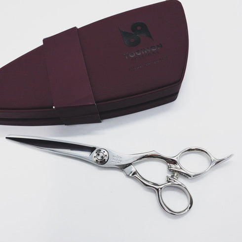 新品同様【トギノンTOGINON】シャークスプレッドSHARK SPREAD6.8 シザー オフセット 理容 美容ハサミ 美容師 理容師 右利き 6.8インチ 中古 sc1047