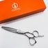 美品【ミズタニシザーズ ミズタニシザーMIZUTANI SCISSORS】CROSSOVER THINNING CT-125 正刃 オフセット シザー セニング 美容ハサミ すきばさみ 美容師 理容師 約20~25% 右利き 5.8インチ 中古 sc1049