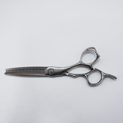 美品【ミズタニシザーズ ミズタニシザーMIZUTANI SCISSORS】CROSSOVER THINNING CT-125 正刃 オフセット シザー セニング 美容ハサミ すきばさみ 美容師 理容師 約20~25% 右利き 5.8インチ 中古 sc1049