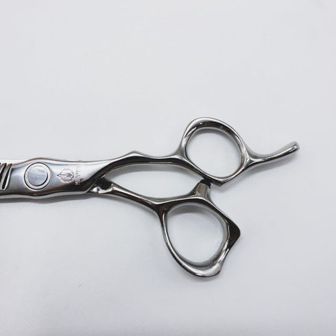 美品【ミズタニシザーズ ミズタニシザーMIZUTANI SCISSORS】CROSSOVER THINNING CT-125 正刃 オフセット シザー セニング 美容ハサミ すきばさみ 美容師 理容師 約20~25% 右利き 5.8インチ 中古 sc1049