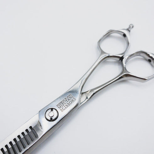 【ミズタニシザーズ ミズタニシザーMIZUTANI SCISSORS】Z DUAL ZD-3 両グシ メガネ シザー セニング 美容ハサミ すきばさみ 美容師 理容師 約15% 右利き 5.8インチ 中古 sc106