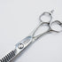 【ミズタニシザーズ ミズタニシザーMIZUTANI SCISSORS】Z DUAL ZD-3 両グシ メガネ シザー セニング 美容ハサミ すきばさみ 美容師 理容師 約15% 右利き 5.8インチ 中古 sc106