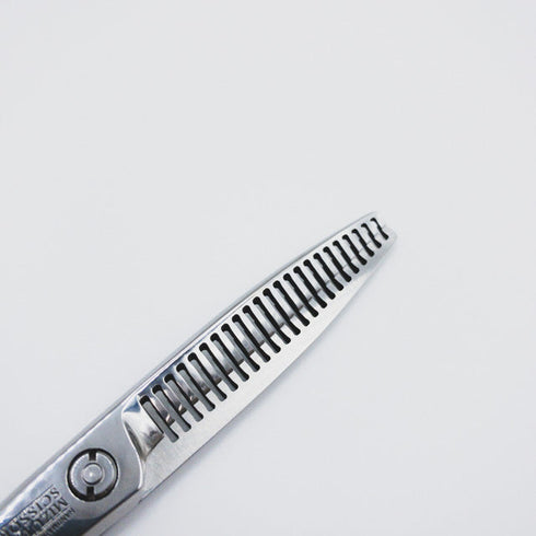 【ミズタニシザーズ ミズタニシザーMIZUTANI SCISSORS】Z DUAL ZD-3 両グシ メガネ シザー セニング 美容ハサミ すきばさみ 美容師 理容師 約15% 右利き 5.8インチ 中古 sc106
