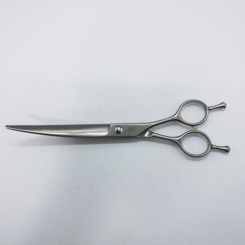 美品【シルバーラインSilverLine】MHC700ディープライトカーブバサミ トリミングシザー メガネ 右利き トリマー ペット 7インチ 中古 sc1060