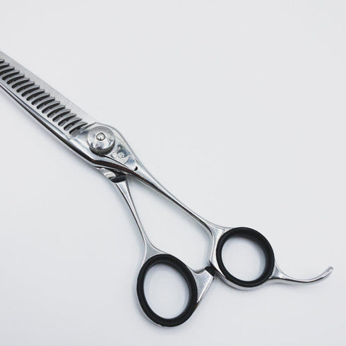 【ナルトシザーズ ナルトシザーNARUTO SCISSORS】四梳きヘネシーローリングS23 オフセットシザー セニング 美容ハサミ すきばさみ 美容師 理容師 約35% 右利き 6インチ 中古 sc107