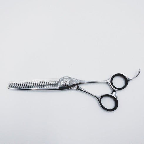 【ナルトシザーズ ナルトシザーNARUTO SCISSORS】四梳きヘネシーローリングS23 オフセットシザー セニング 美容ハサミ すきばさみ 美容師 理容師 約35% 右利き 6インチ 中古 sc107