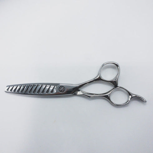 【ミズタニシザーズ ミズタニシザーMIZUTANI SCISSORS】SCHOREM MASTER 12シュコーラムマスター オフセット シザー セニング 美容ハサミ すきばさみ 美容師 理容師 約35~45% 右利き 6インチ 中古 sc1081