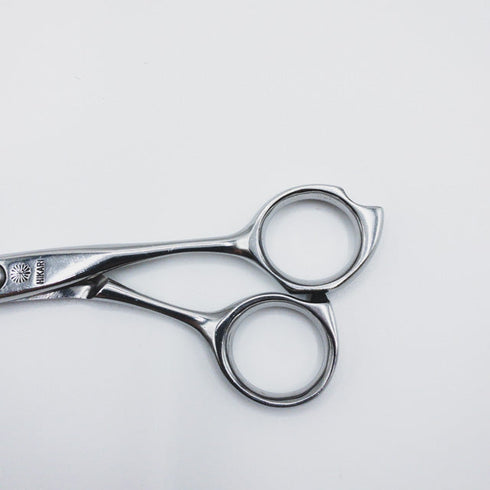 【ヒカリシザーズHIKARI光シザーHIKARI SCISSORS】NO.2 Bシザー オフセット理容 美容ハサミ 右利き 5.8インチ 中古 sc109