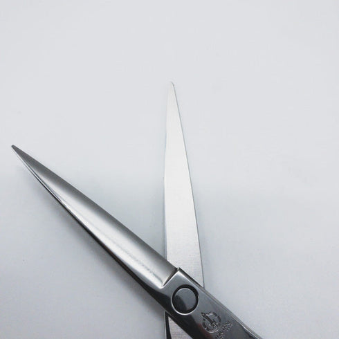 【ミズタニシザーズ ミズタニシザーMIZUTANI SCISSORS】ACRO NEW PRECISIONERニュープレシジョナー薄刃 シザー オフセット 理容 美容ハサミ 美容師 理容師 右利き 6インチ 中古 sc1090