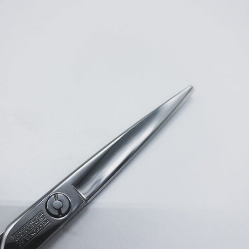 【ミズタニシザーズ ミズタニシザーMIZUTANI SCISSORS】ACRO NEW PRECISIONERニュープレシジョナー薄刃 シザー オフセット 理容 美容ハサミ 美容師 理容師 右利き 6インチ 中古 sc1090