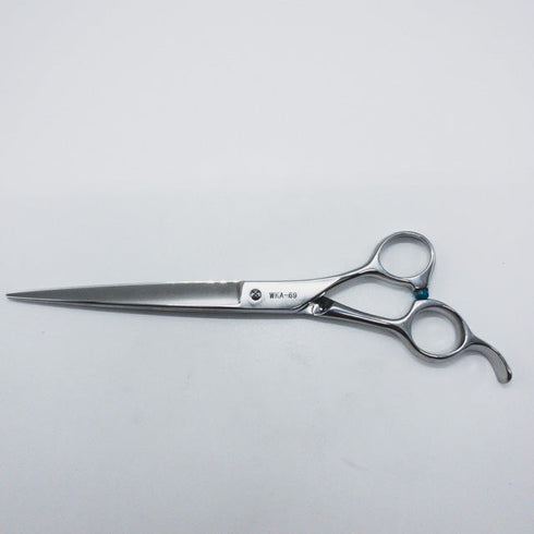 【ケリー ワンクスKERRY】WKA-69 ストレート トリミングシザー オフセット 右利き トリマー ペット 7インチ 中古 sc1092