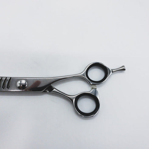 美品【チョッキンシザーCHOKKIN】BL-77スピードブレンディング トリミングシザー 右利き セニング トリマー ペット 6.8インチ 中古 sc1117