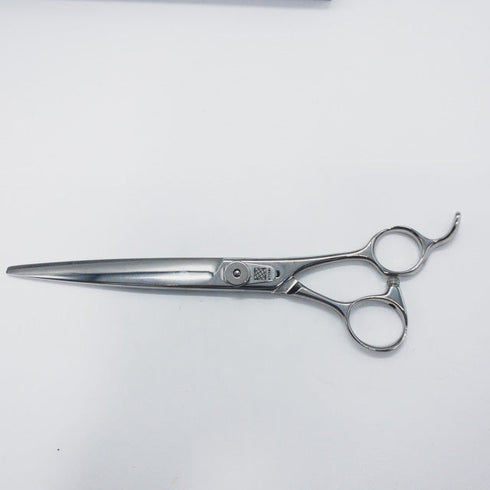 新品未使用【内海ウツミUTSUMI】JYO城 EX75 トリミングシザー オフセット 右利き トリマー ペット 7.5インチ 中古 sc2635