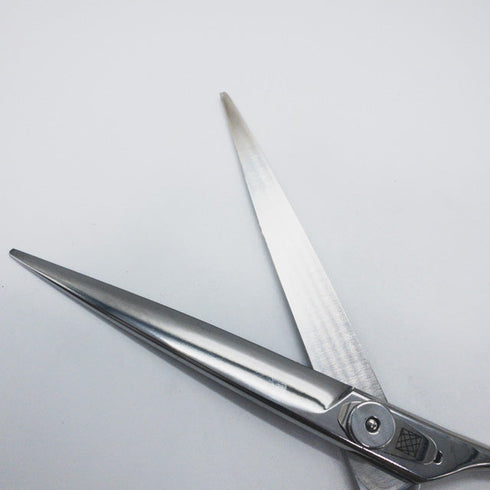 新品未使用【内海ウツミUTSUMI】JYO城 EX75 トリミングシザー オフセット 右利き トリマー ペット 7.5インチ 中古 sc2635