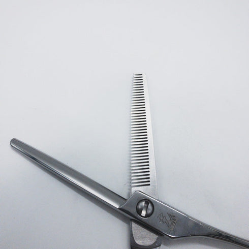 美品【ヒカリシザーズHIKARI光シザーHIKARI SCISSORS】TRENDY3 734 逆刃 オフセット シザー セニング 美容ハサミ すきばさみ 美容師 理容師 約10% 右利き 6インチ 中古 sc1130