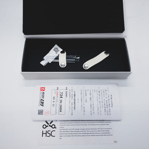 美品【ヒカリシザーズHIKARI光シザーHIKARI SCISSORS】TRENDY3 734 逆刃 オフセット シザー セニング 美容ハサミ すきばさみ 美容師 理容師 約10% 右利き 6インチ 中古 sc1130