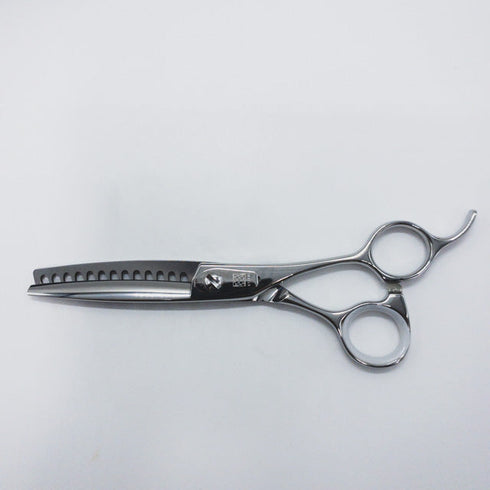 新品未使用【内海ウツミUTSUMI】OF50R オフセット シザー セニング 美容ハサミ すきばさみ 美容師 理容師 約50% 右利き 6インチ 中古 sc2410