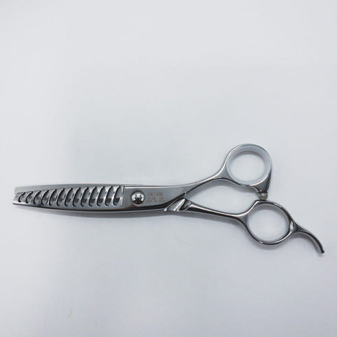 新品未使用【内海ウツミUTSUMI】OF50R オフセット シザー セニング 美容ハサミ すきばさみ 美容師 理容師 約50% 右利き 6インチ 中古 sc2410