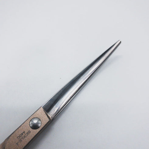 【SVANS.スバンス】SICKLE-4カラフル カーブ トリミングシザー メガネ 右利き トリマー ペット 6.5インチ 中古 sc1140