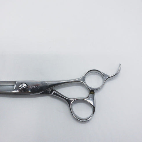 【AEROエアロシザー】ETN-70S シザー オフセット 理容 美容ハサミ 美容師 理容師 右利き 7インチ 中古 sc1141