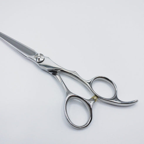 美品【メーカー不明】シザー オフセット理容 美容ハサミ 右利き 6.1インチ 中古 sc115