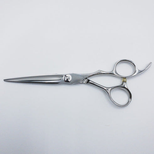 美品【メーカー不明】シザー オフセット理容 美容ハサミ 右利き 6.1インチ 中古 sc115