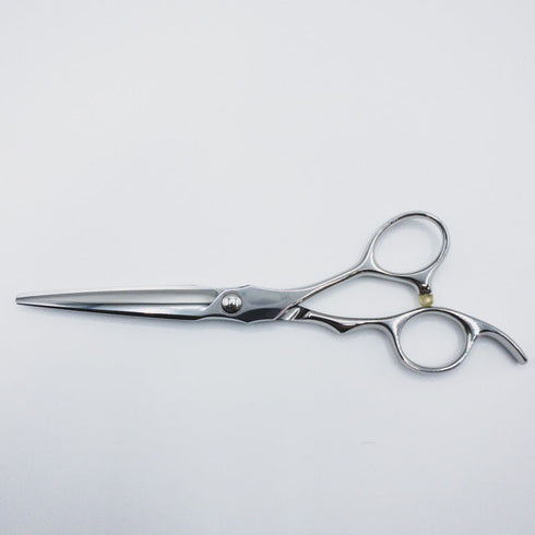 美品【メーカー不明】シザー オフセット理容 美容ハサミ 右利き 6.1インチ 中古 sc115