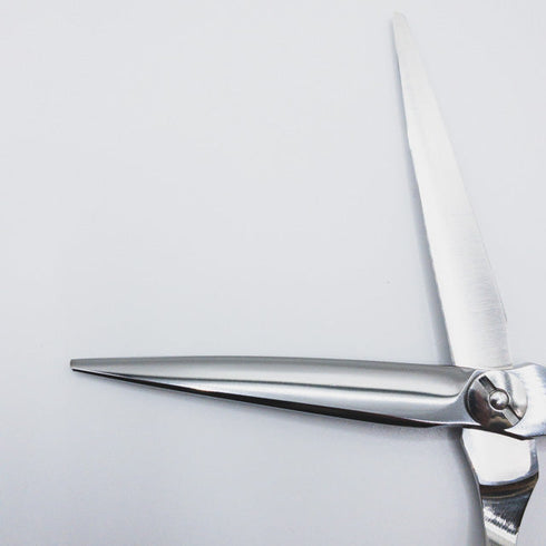 美品【メーカー不明】シザー オフセット理容 美容ハサミ 右利き 6.1インチ 中古 sc115