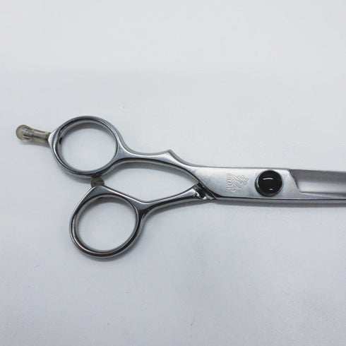 【ヒカリシザーズHIKARI光シザーHIKARI SCISSORS】LE-6 シザー オフセット 理容 美容ハサミ 美容師 理容師 左利き 6.25インチ 中古 sc1158