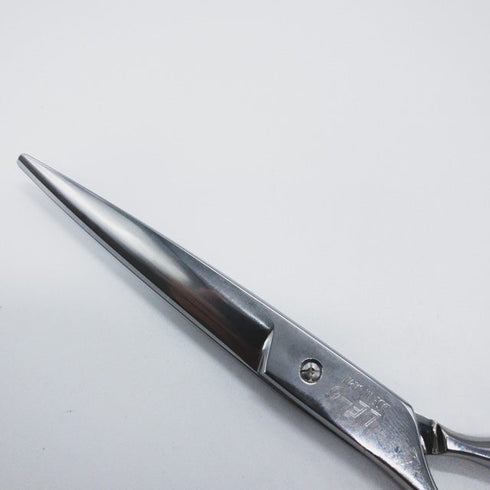 【ヒカリシザーズHIKARI光シザーHIKARI SCISSORS】LE-6 シザー オフセット 理容 美容ハサミ 美容師 理容師 左利き 6.25インチ 中古 sc1158