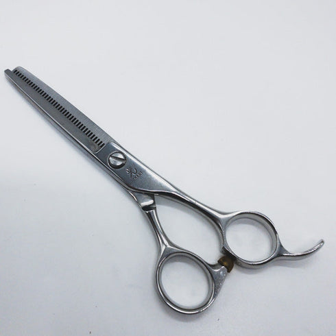 【ヒカリシザーズHIKARI光シザーHIKARI SCISSORS】TRENDYⅢトレンディ3 734 オフセット シザー セニング 美容ハサミ すきばさみ 美容師 理容師 約10% 右利き 6インチ 中古 sc1159