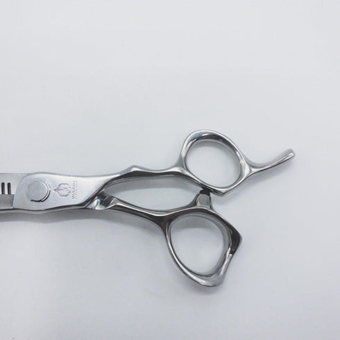 【ミズタニシザーズ ミズタニシザーMIZUTANI SCISSORS】CROSSOVER TH-125 USUBA逆刃 オフセット シザー セニング 美容ハサミ すきばさみ 美容師 理容師 約20~25% 右利き 5.8インチ 中古 sc1168