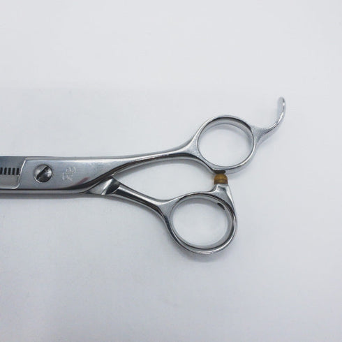 【RB】 オフセット シザー セニング 美容ハサミ すきばさみ 美容師 理容師 約10~20% 右利き 6インチ 中古 sc1175