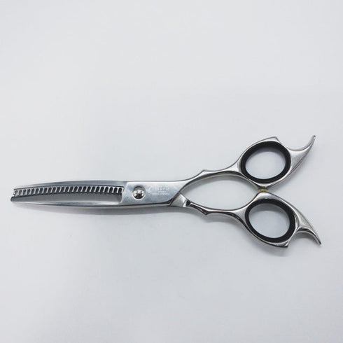 【murirミュリール】 メガネ シザー セニング 美容ハサミ すきばさみ 美容師 理容師 約10% 右利き 6インチ 中古 sc1199