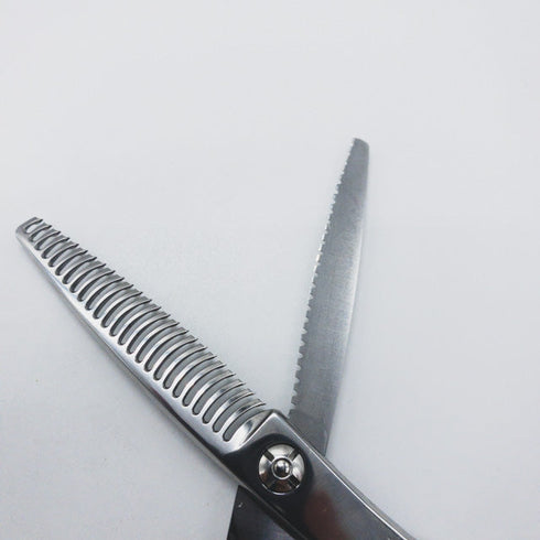 【murirミュリール】 メガネ シザー セニング 美容ハサミ すきばさみ 美容師 理容師 約10% 右利き 6インチ 中古 sc1199