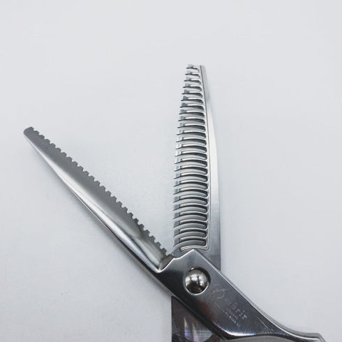 【murirミュリール】 メガネ シザー セニング 美容ハサミ すきばさみ 美容師 理容師 約10% 右利き 6インチ 中古 sc1199