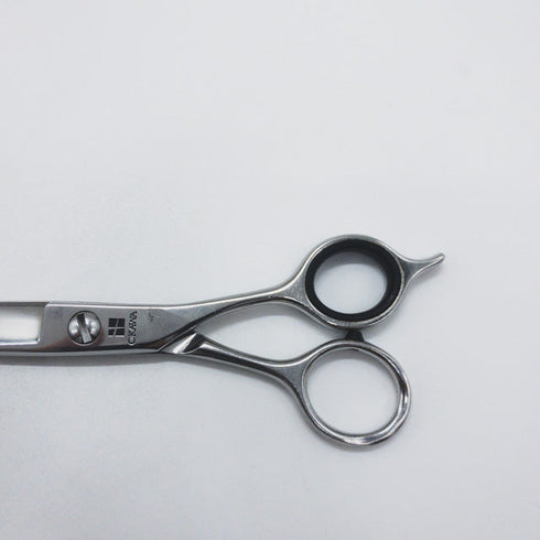 【オオカワプロシザーズ オオカワプロシザーOKAWA PRO SCISSORS】HCS60 ドライカット スライド シザー メガネ 理容 美容ハサミ 美容師 理容師 右利き 6インチ 中古 sc1201