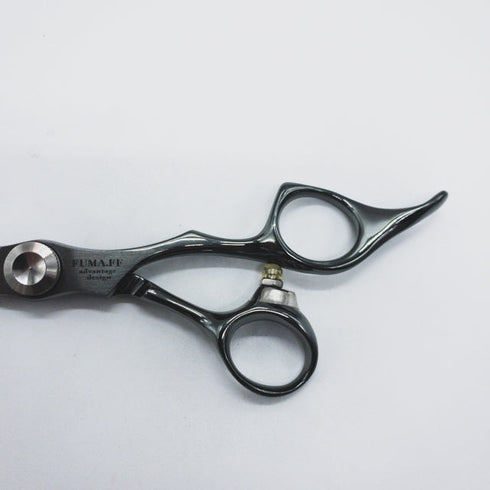 【トギノンTOGINON】FUMA FFスライド グレー シザー オフセット 理容 美容ハサミ 美容師 理容師 右利き 5.8インチ 中古 sc1221
