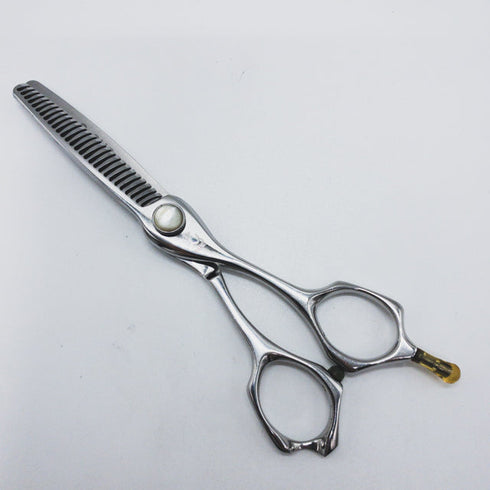 【ヒカリシザーズHIKARI光シザーHIKARI SCISSORS】c-evo 761 メガネ シザー セニング 美容ハサミ すきばさみ 美容師 理容師 約20~30% 右利き 6インチ 中古 sc1222
